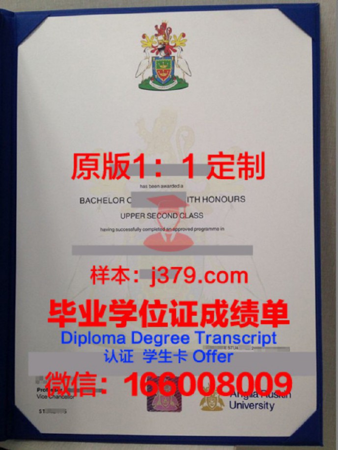 安格利亚鲁斯金大学毕业证diploma